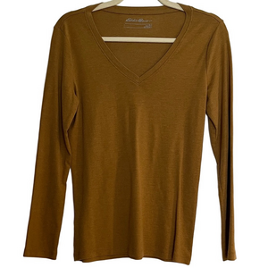 Eddie Bauer Women's Long Sleeve V-Neck Top